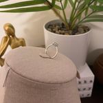 Sterling Silver SIZE 9 925  Crown Champagne Cubic Zirconia Ring Photo 6