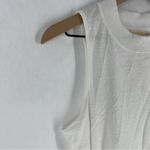 Nation Ltd  Classic‎ White Pima Cotton Mock Neck Tank Top NWT Size S Photo 3