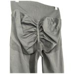 Black Seamless Ruched Butt Lifting High Waist Leggings Women M Size M Photo 2