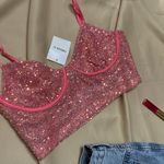 Forever 21 Hot Pink Sequin Top Photo 1