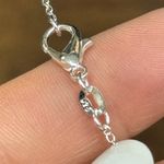 Samuel B Behnam Dyed Red Round Sterling .925 Pendant Silver Necklace Chain EUC Photo 6