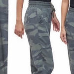 Splendid Camo Jogger Pants in Gray Green Small Photo 0