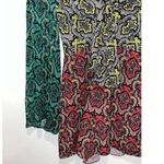 Alice + Olivia  $375 Brylee Mixed Print Tie Front Cut Out Romper Size 0 Photo 6