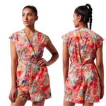 Athleta Marlow Romper Floral Print Size Large Photo 1