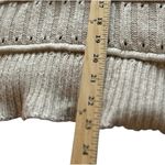 Club Monaco Women's Drop Shoulder Cable Knit Sweater Brown Size L Pullover‎ Casual Photo 6