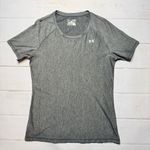 Under Armour  - Women’s Grey Fitted Short Sleeve Shirt - Size Medium Photo 0