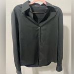 Theory  Larissa button down collared top Photo 1