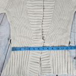 Kenji Womens Small Cream Shawl Collar Knit Cotton‎ Blend Cardigan Sweater Tan Photo 8