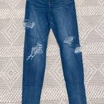 American Eagle AE Distressed Curvy Super Hi-Rise Jegging Photo 0