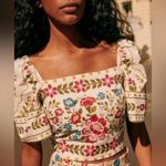 Farm Rio Sezane x Tie Back Floral cropped Shirt Sz. Lrg/Sz42 NWT Colorf… Photo 0