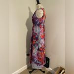 Vivienne Tam  silk maxi tank dress floral watercolor Photo 6