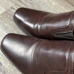 Life Stride Brown Leather Heeled Loafers Size 9 Medium Photo 13