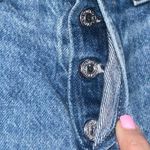 Levi's  Premium Denim Wedgie Straight Leg Jeans 28 Button Fly Mid Wash Distressed Photo 7