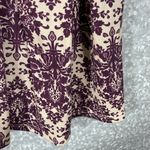 Charming Charlie  Burgundy Tapestry Fit & Flare Dress - Size Medium - Sleeveless Photo 3