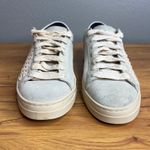 P448 Jack Macrame Lace Up Sneakers Womoens Size 39 EU 8.5 - 9 US Gray Ecru Photo 2