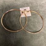 #400 OVERSIZED Gold Hoops Photo 3