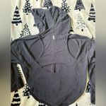 Free people back into it hoodie size small Gray Photo 3