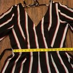 Trixxi Black/Red Striped Romper Size M. Photo 4