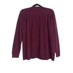 St. John  Vintage Santana Knit Gold Button Plum Cardigan 4 Photo 1