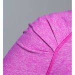 Lululemon Think Fast Long Sleeve Heathered Ultra Violet Pink Purple Ruched Top 8 Photo 4