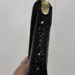 Vintage Black Mesh Metal Crossbody Purse Evening Formal Photo 3