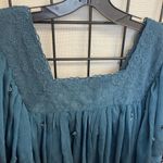 Badgley Mischka American Glamour  Blue Blouse Size 1X. BRAND NEW Photo 5