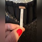 Free People | Black Sequin Party Perfect Jumpsuit, size L Photo 7