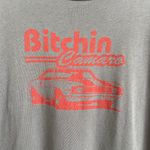 Palmer Cash Vintage Dark Grey Red Bi**hin Camaro Retro Short Sleeve Graphic Tee Photo 3
