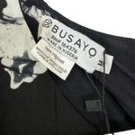 BUSAYO Ropo Splatter Print Tiered Ruffle Maxi Dress Black Size M NWT Size M Photo 6