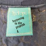 H.I.P. Blue Sleeveless Lace Vest Photo 2