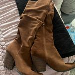 Charles David  Brown Suede Cowboy Boots Photo 1