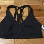 Ideology Deep Charcoal Strappy Back Sports Bra, Medium Photo 0