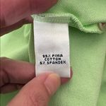 Lilly Pulitzer ‎ Classic Polo Shirt Size L Green Logo Cotton Photo 4