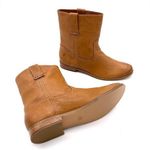 Frye NEW Anna Leather Ankle Shortie Western Boot in Camel Tan Brown 7 Photo 0