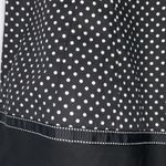 Dress Barn Black & White Polka Dot Full Lightweight Cotton Casual Career Skirt 12 Photo 2