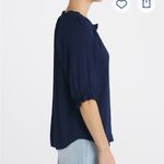 Bobeau  Navy Blue Blouse Photo 2