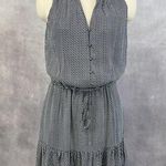 White House | Black Market Mini Dress Womens Medium Sundrop Black Flirty Chic Boho Photo 0