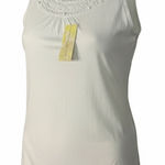 Carolyn Taylor  White Embellished Tank Top Photo 0