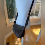 Vintage Stone & Co. Dark Brown Brass Pebbled Leather Purse Crossbody Bag Photo 13