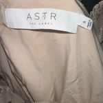 ASTR Anthropologie The Label Julianna Dress Taupe Black Floral Dot Size Small Photo 4