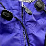 Obermeyer  Windbreaker Ski Jacket Hood Full Zip Pockets Cinch Waist Purple 8 Photo 1