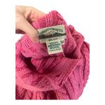 Aran Crafts Irish Merino Wool Pink Cable Knit Cardigan M EUC Size M Photo 4