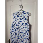 Rachel Zoe Dress Tiered Maxi Fish Beach Ocean Nautical Vacation Resort XL NEW Photo 6
