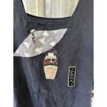 Love Sewn 100% Silk Asian Inspired Embroidered Applique Lagenlook Midi Dress M Black Size M Photo 1