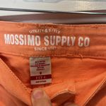Mossimo Supply Co. Orange cuffed Jean Shorts Casual Style size 9. Photo 2