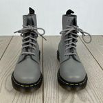 Dr. Martens 1460 Pascal Virginia Leather Boots L6/EUR37 Zinc Grey $170 Photo 1