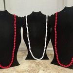 Trifari 3  Vintage Signed Bead Necklaces Photo 0