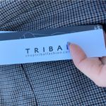 NWT Tribal size 0 plaid high waisted pull on pants knit pants skinny straight Brown Photo 4