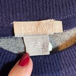 J.Crew  Navy and Gray Striped lambs wool Short Sleeve Tee Photo 2