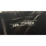 ZARA  Women’s Black Pleather Corset Zip Up Dress XL Photo 1